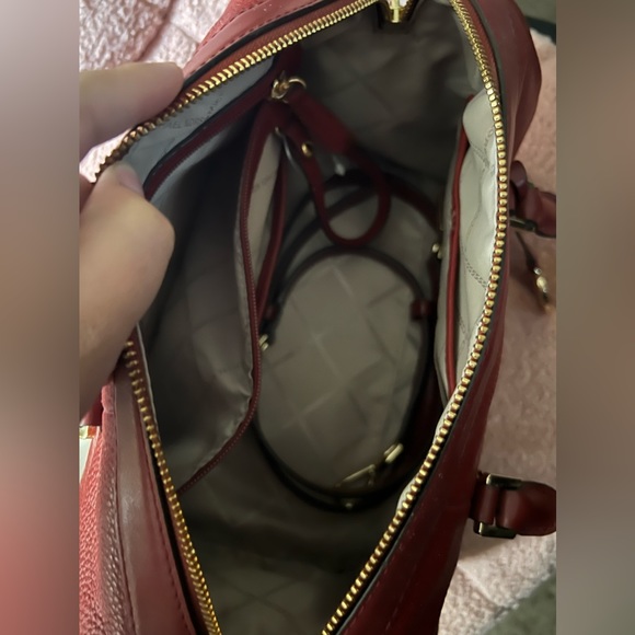 Michael Kors Bedford LegacyPebbled Leather Duffel Satchel